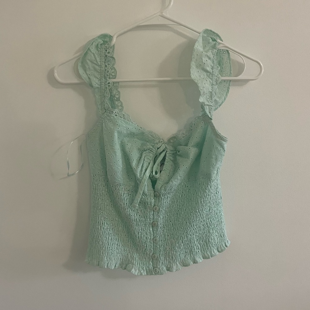 Princess Polly mint tank top size small